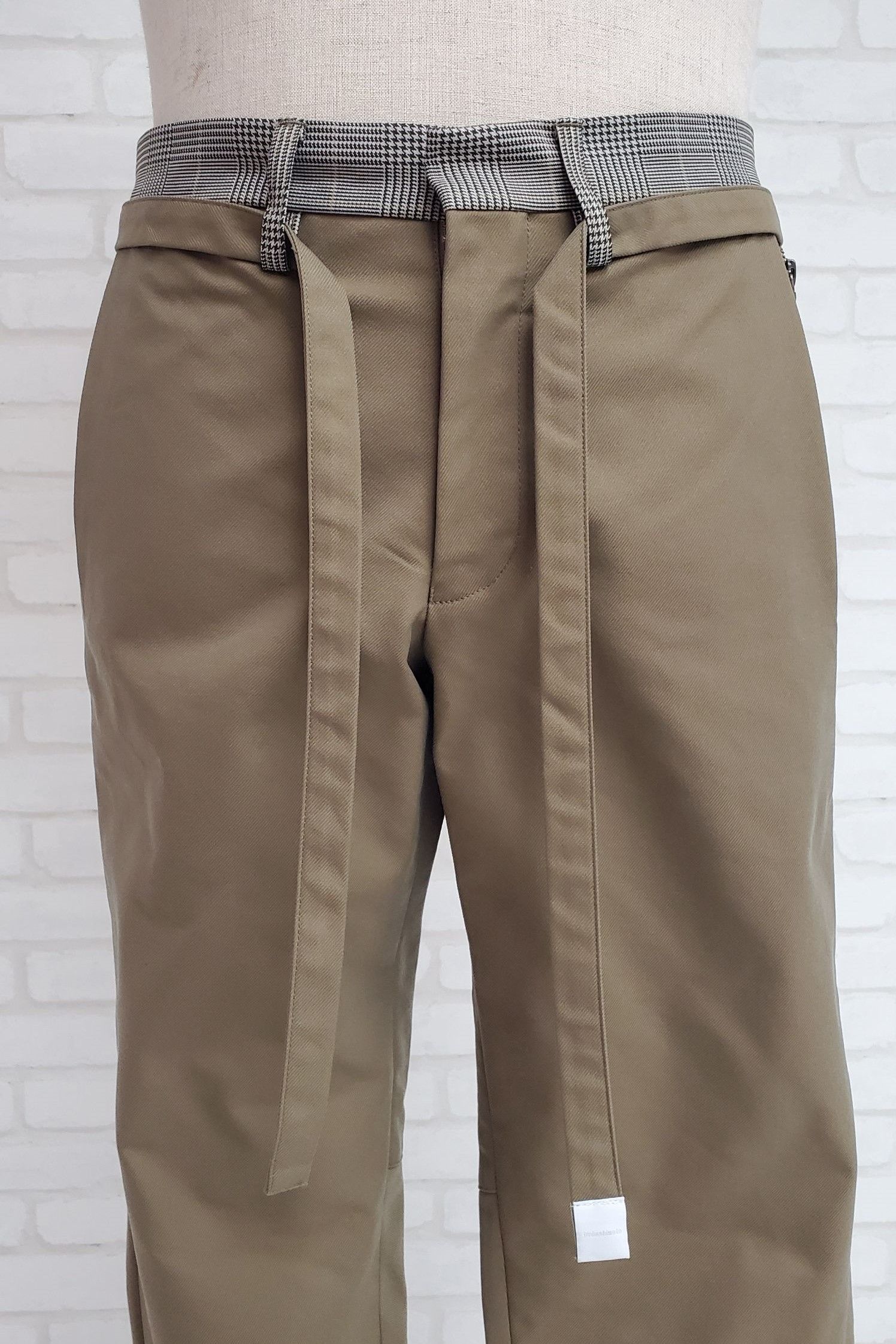 BELTED PANTS / CAMEL 【junhashimoto】