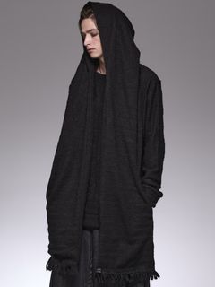 HoodMuffler / フードマフラーポケット付き単品 / ブラック＆ブラック