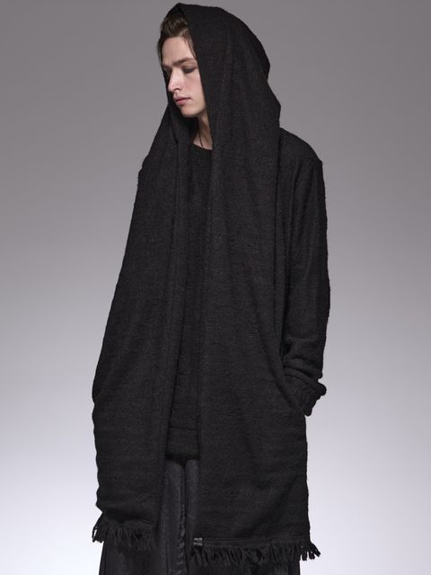 HoodMuffler / フードマフラーポケット付き単品 / ブラック＆ブラック
