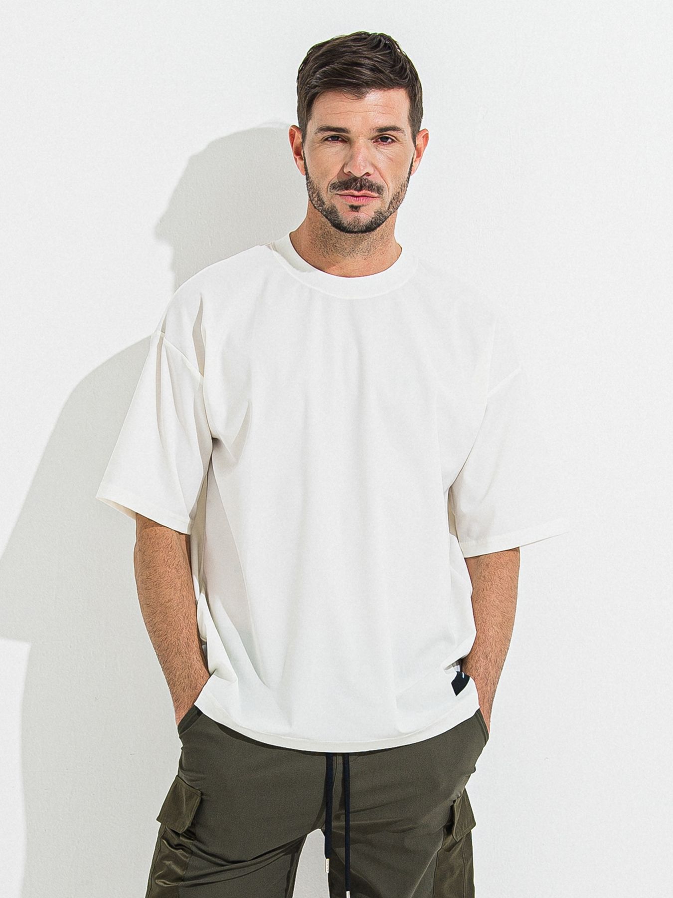 【予約品 】OX JERSEY OVER TEE / オックスジャージオーバーサイズTシャツ / ホワイト