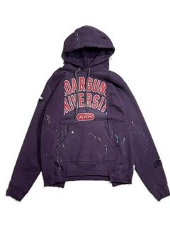 《予約品8月31日 23時55分締め》 COLLEGE HOODIE / パーカー / パープル 【roarguns 】 2024年2月入荷予定