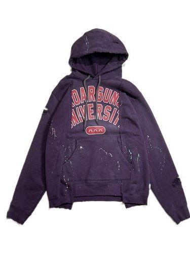 《予約品8月31日 23時55分締め》 COLLEGE HOODIE / パーカー / パープル 【roarguns 】 2024年2月入荷予定