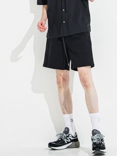 【予約品】DENIM JERSEY SHORTS / デニムジャージショーツ / ブラック