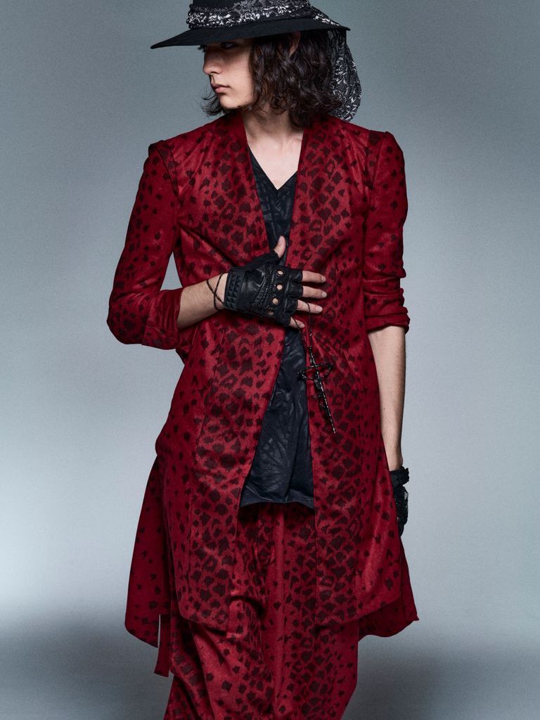 キリュウキリュウ kiryuyrik Flare Jacket （Black / Red