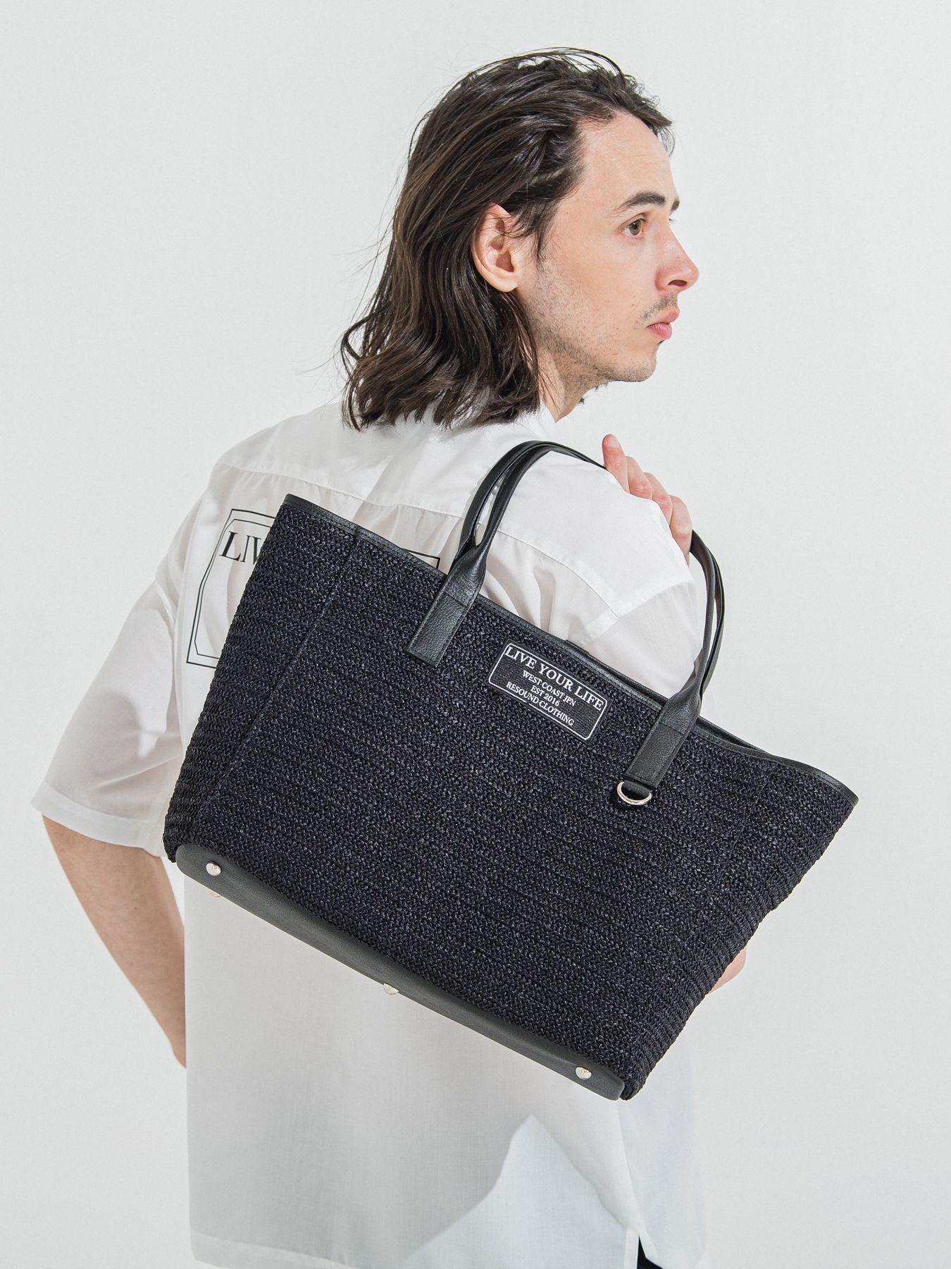【予約品 】MESH TOTE BAG / メッシュトートバッグ / ブラック