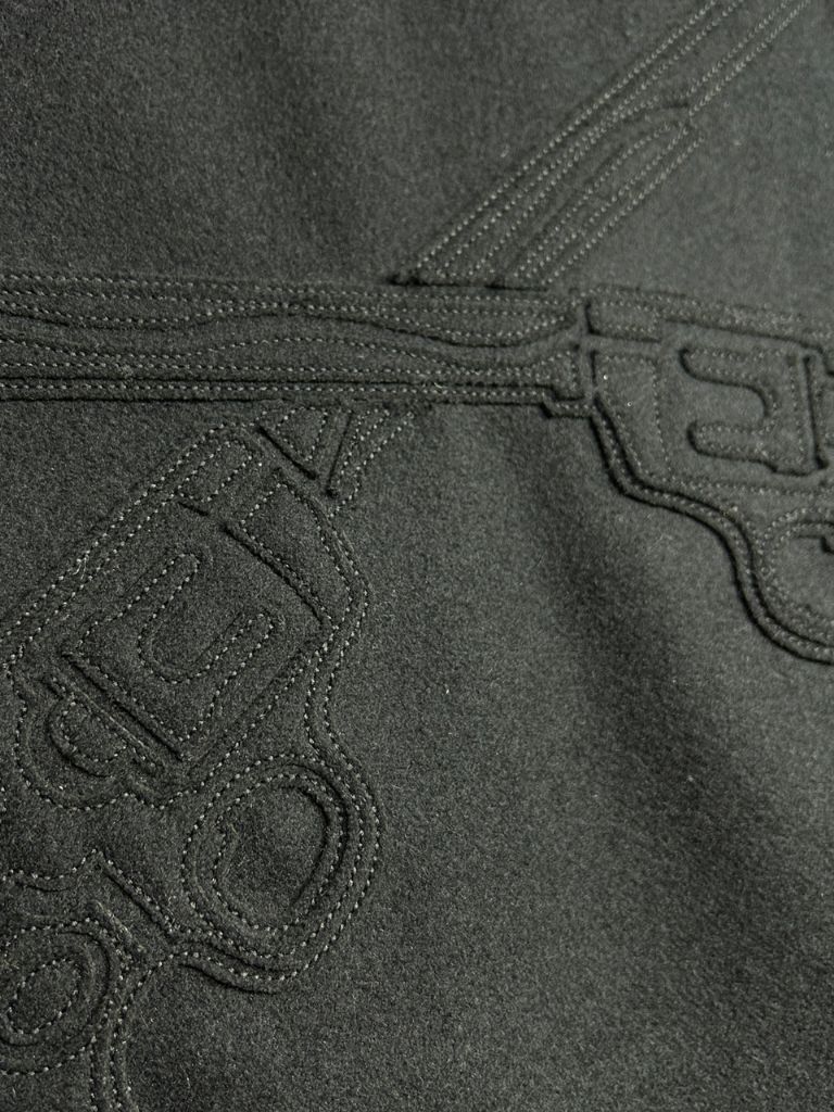 100S MELTON JKT / オールブラックブラック