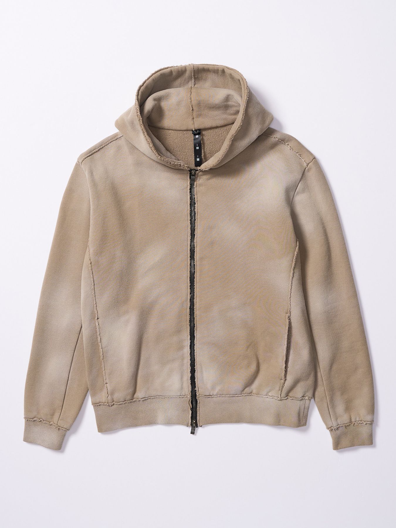 【予約品 4月19日(日) 18時締切】fade zip-up hoodie / フェード ジップアップ フーディー / フェードベージュ