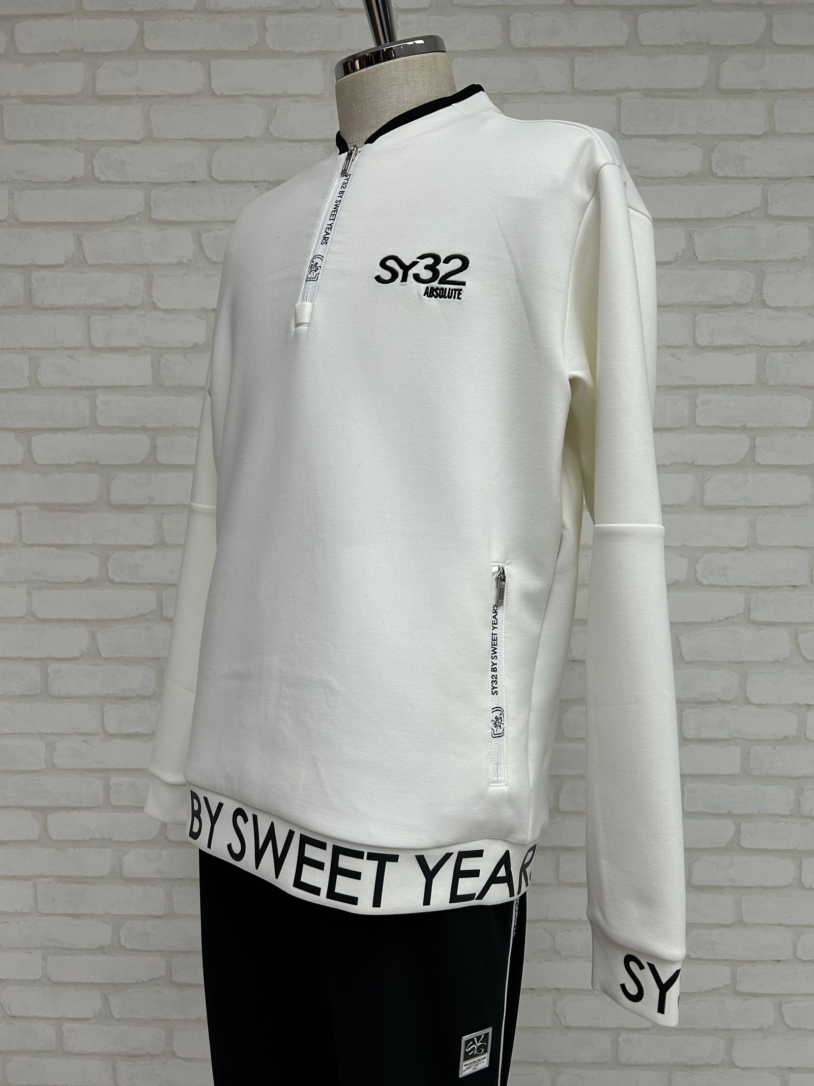 SY32 by SWEET YEARS GOLF - DOUBLE KNIT H-ZIP SWEAT SHIRTS｜MEN'S