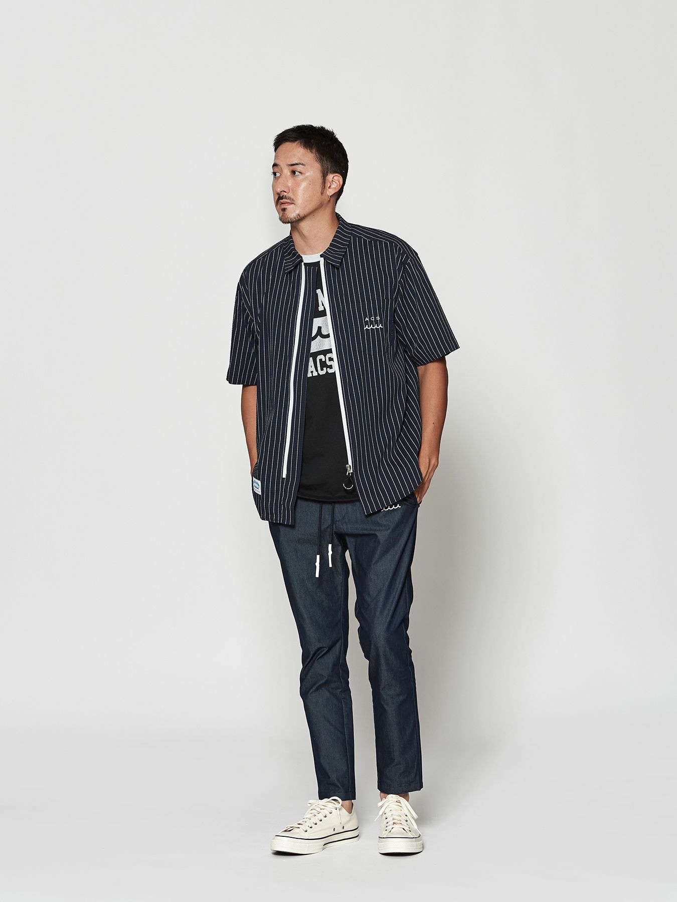 【予約品 10月9日(木) 締切】muta Easy Tight Pants / イージータイトパンツ / インディゴ【Acanthus × muta MARINE】