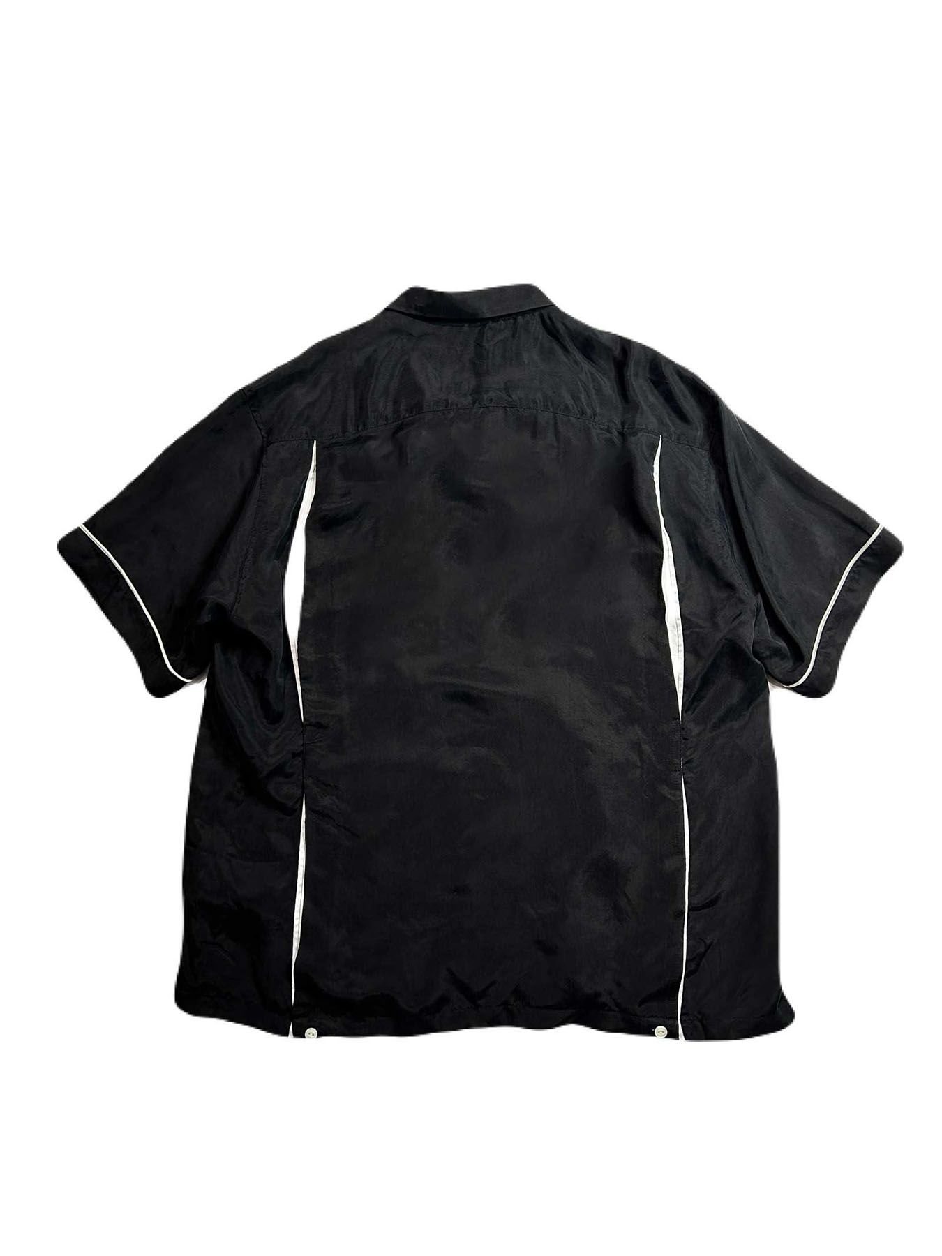【予約品 8月10日(日) 締切 】BOWLING SHIRT CRY / ボーリング シャツ / クリスタル ブラック