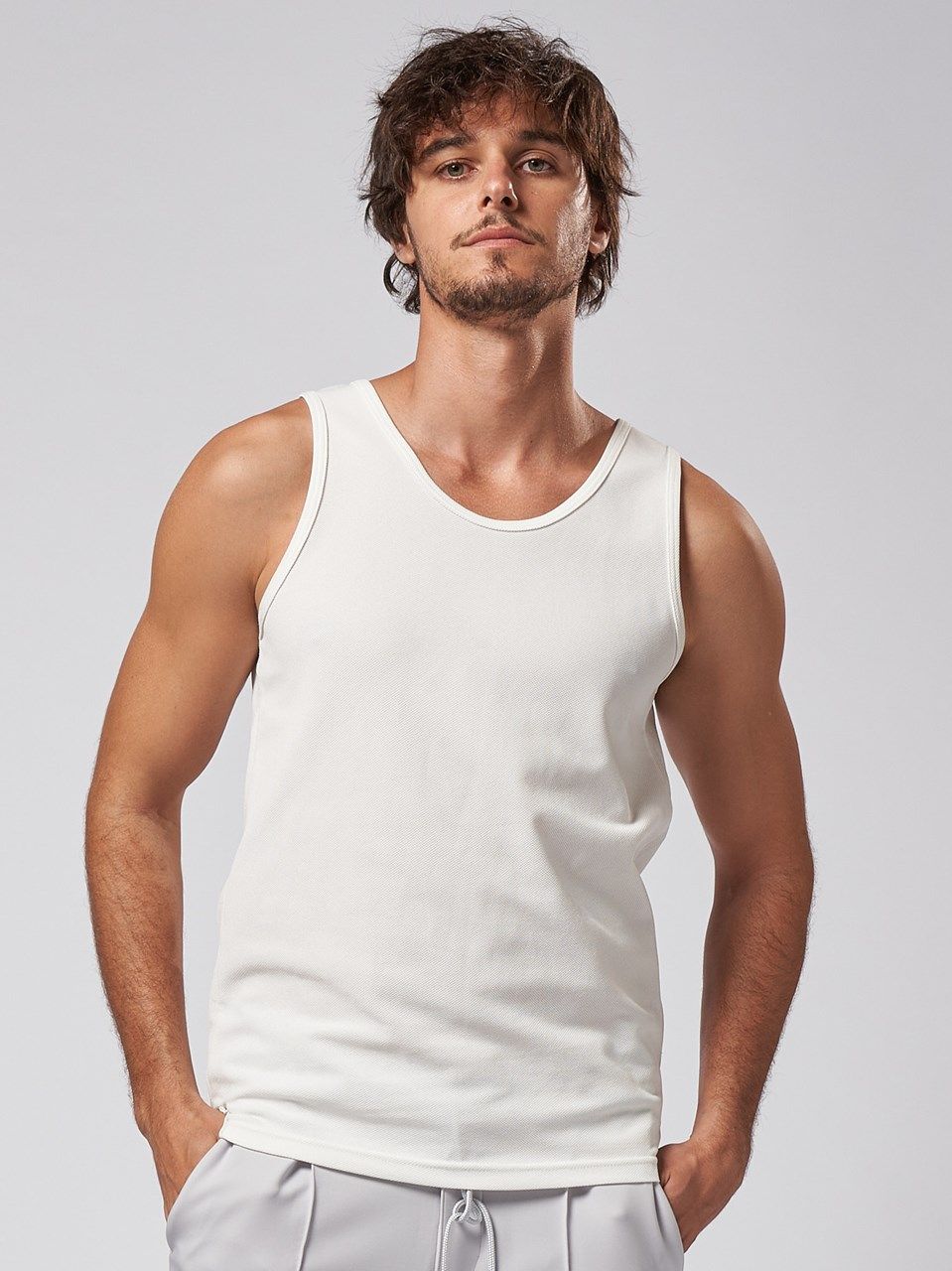 wjk - 《予約品》 cool tank top / タンクトップ / ブラック | BRYAN