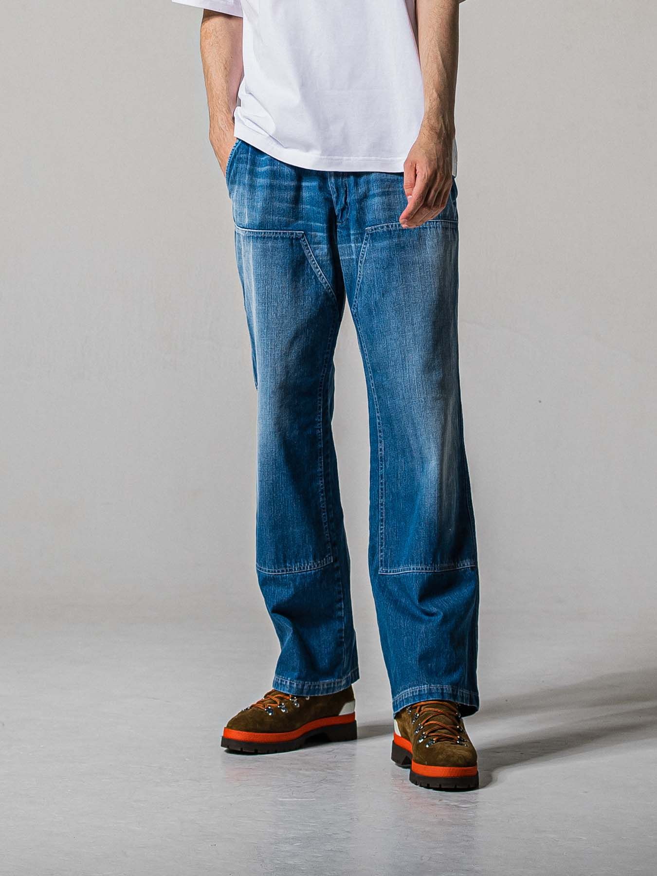 【予約品 11月16日(日) 締切】DOUBLE KNEE PT / ダブルニーワークパンツ / ライトインディゴ