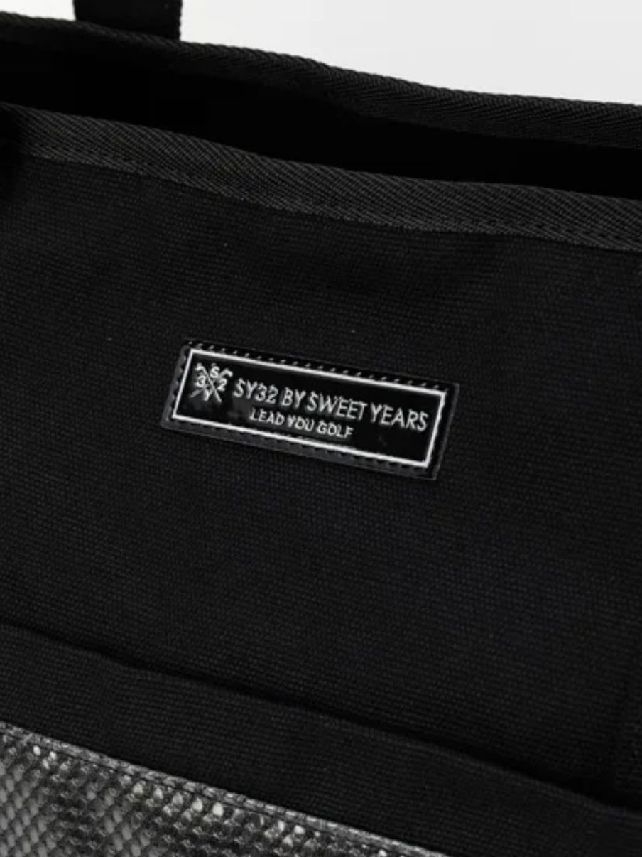 GARDEN TOTE BAG BIG / ブラック 【SY32 by SWEET YEARS GOLF】