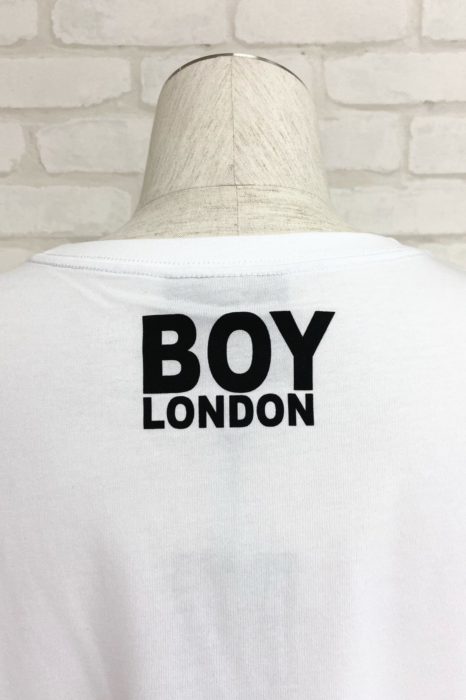 eagle chain boy T-shirt / White 【BOY LONDON】
