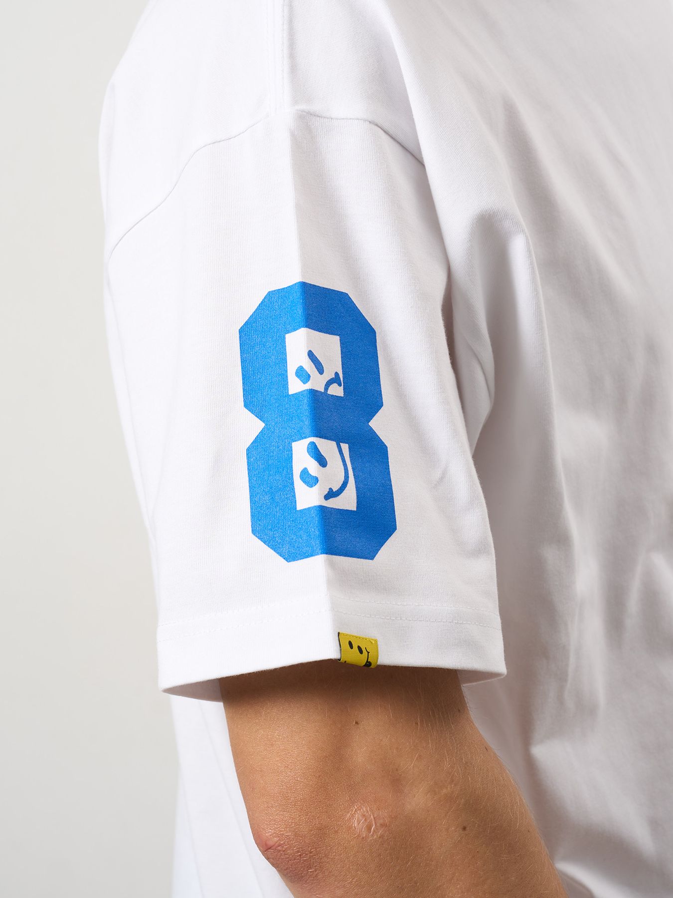 【予約品 10月16日(木) 締切】7ozコットン天竺 8マイル ドローコード ワイドSSTシャツ / ホワイト
