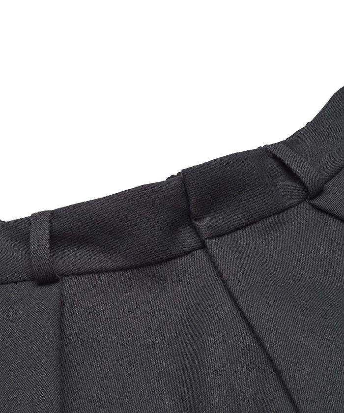 クロスタックワイドトラウザーズ グレー【NOID.】