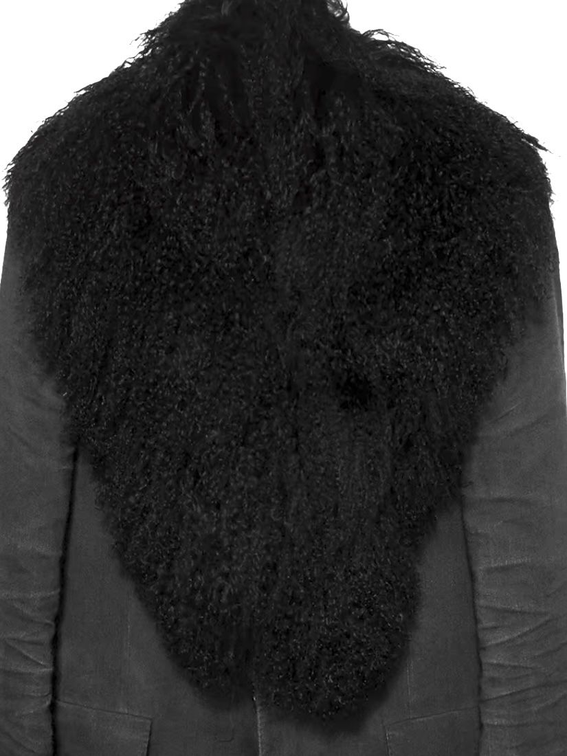Tibetan lamb fur Detachable collar リアルファーネックマフラー単品【ys Yuji SUGENO】