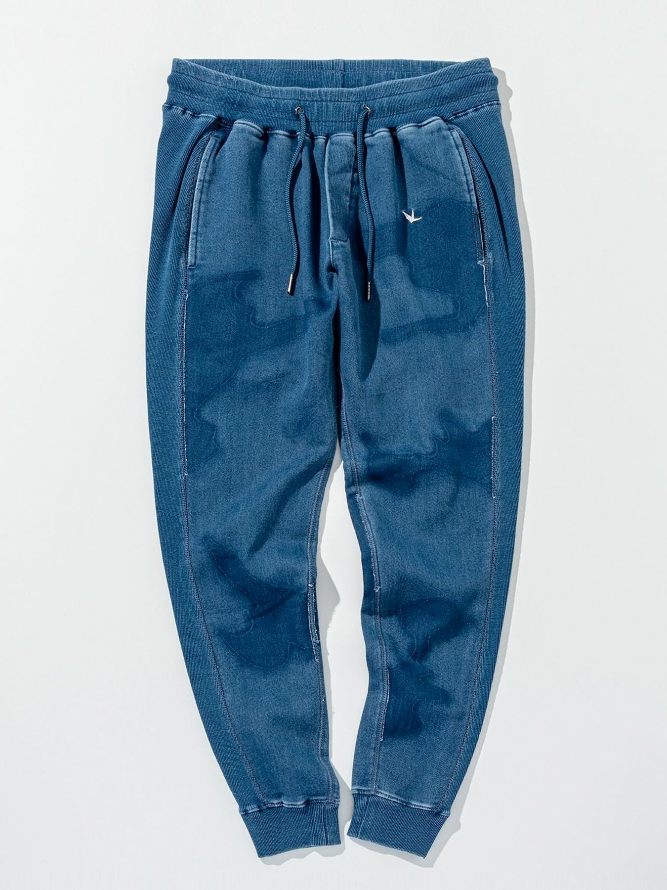 カモ柄ジョグデニムパンツ / インディゴ