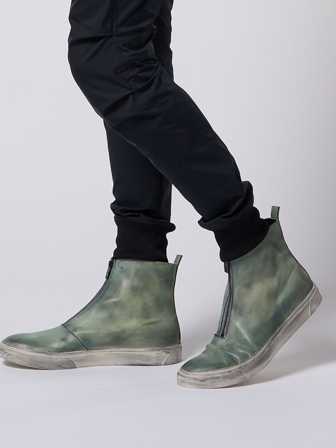 【予約品 9月23日(火) 締切】front zip bootie / フロントジップ ブーティー / ダストグレー