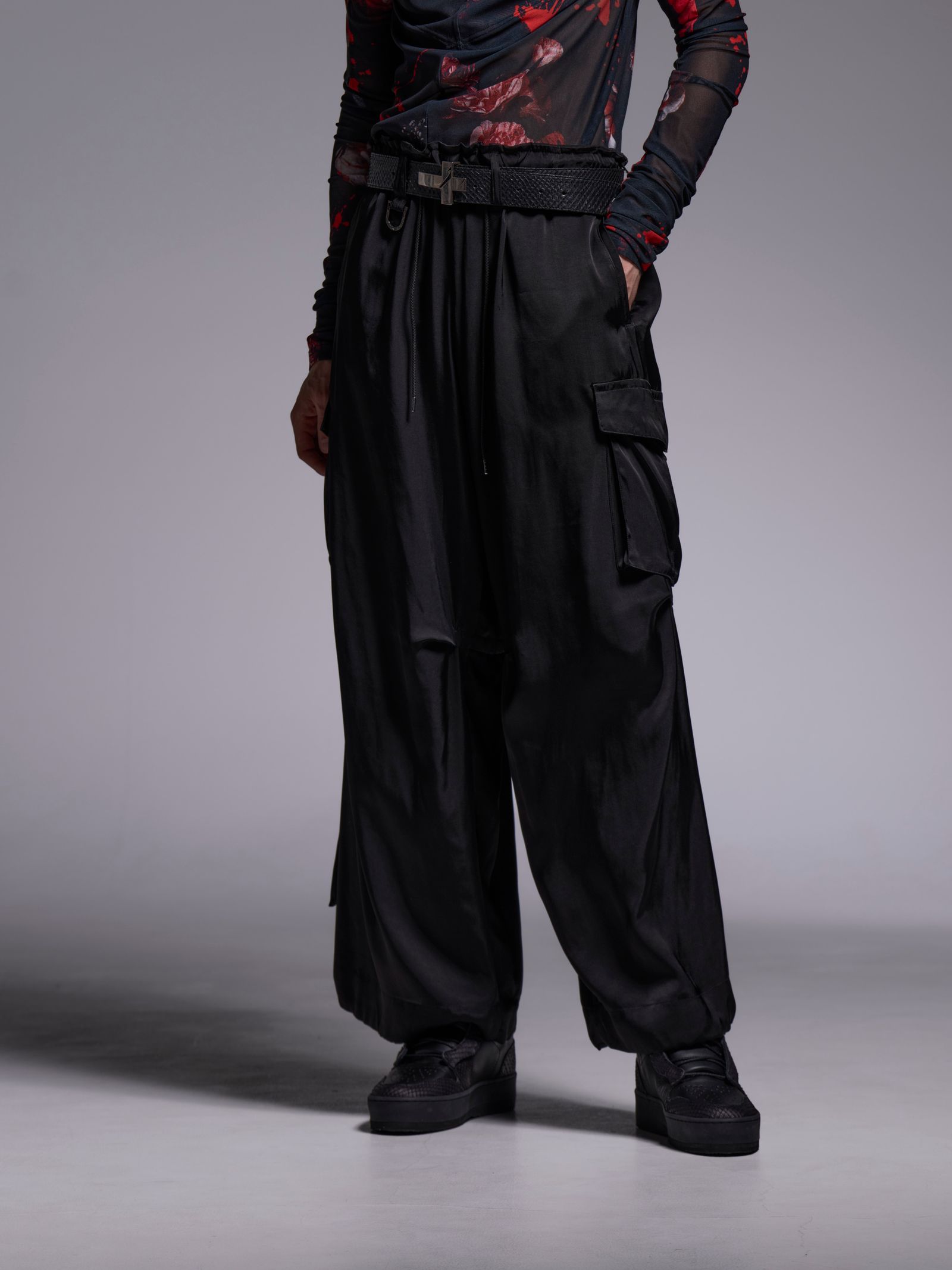 【予約品 1月4日(日) 締切】Cargo Pants / カーゴパンツ / ブラック