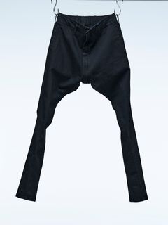 《予約品》 OrganicDenimDartsSaruelPants / サルエルパンツ  / ブラック 【THE ONENESS】 5月中入荷予定