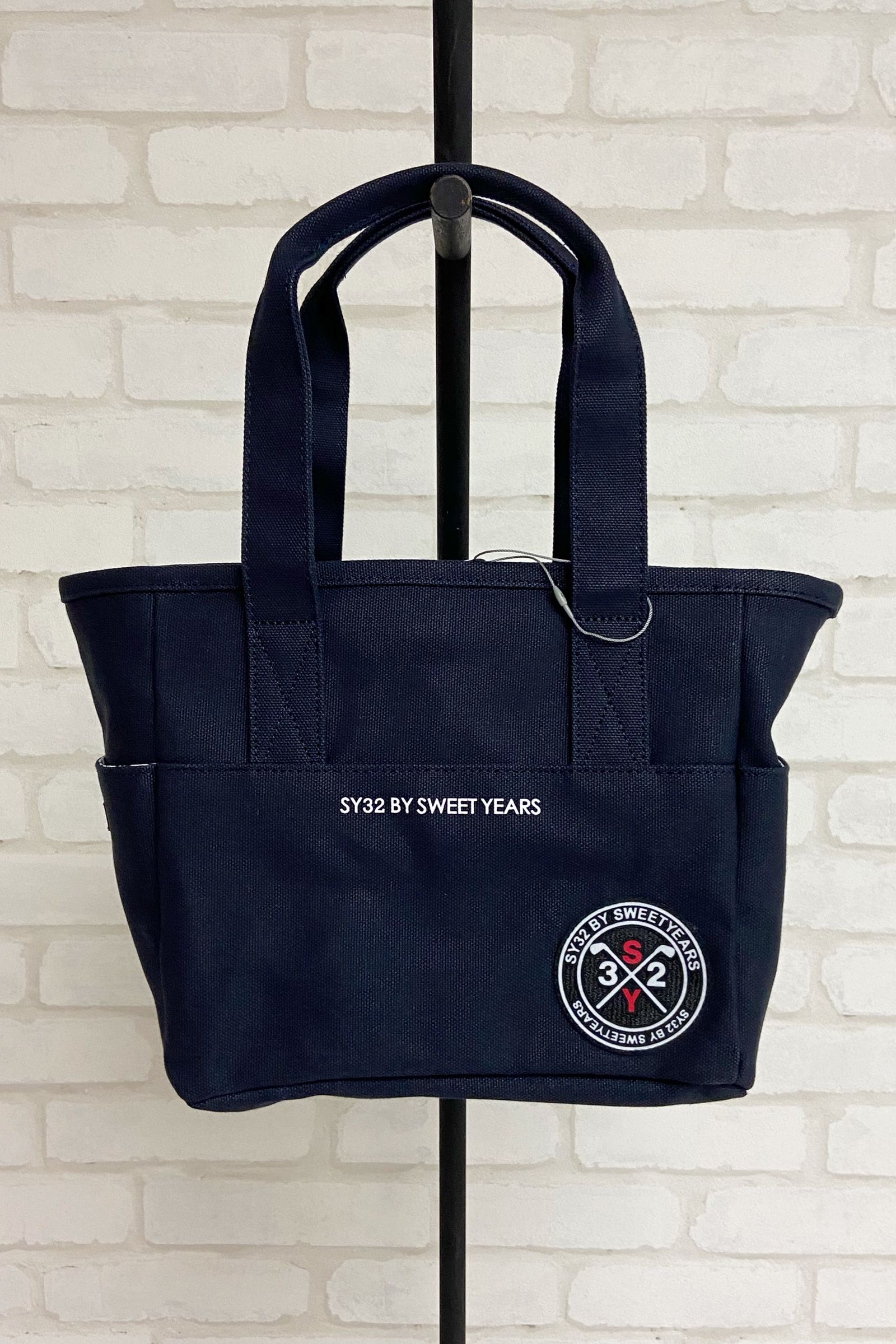 CANVAS TOTO BAG (SMALL) / NAVY 【SY32 by SWEET YEARS】 - F