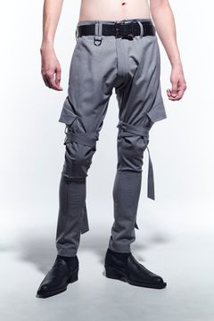 《予約品》 SaruelBondagePants サルエルパンツ TWS-Stretch / Grey 【kiryuyrik】 1月入荷予定
