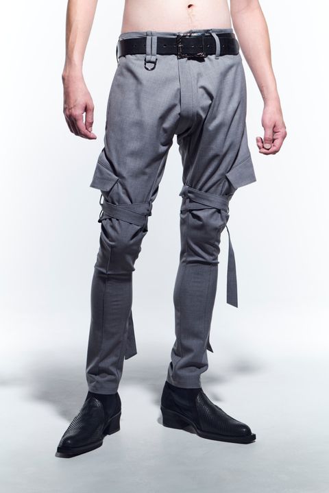 《予約品》 SaruelBondagePants サルエルパンツ TWS-Stretch / Grey 【kiryuyrik】 1月入荷予定