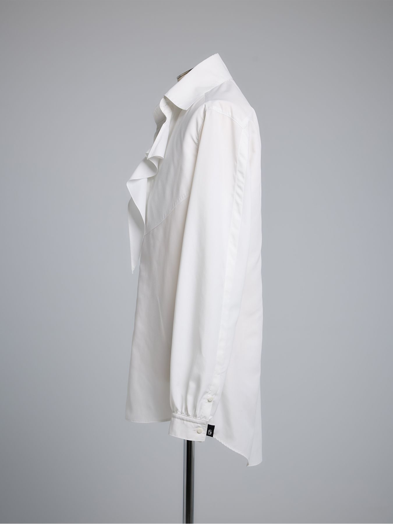 【予約品 5月18日(日) 締切】Single Frill Shirt / シングルフリルシャツ / ホワイト