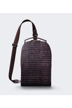 3WAYボディバッグ Tint Embossing Leather / Bordeaux 【aniary】