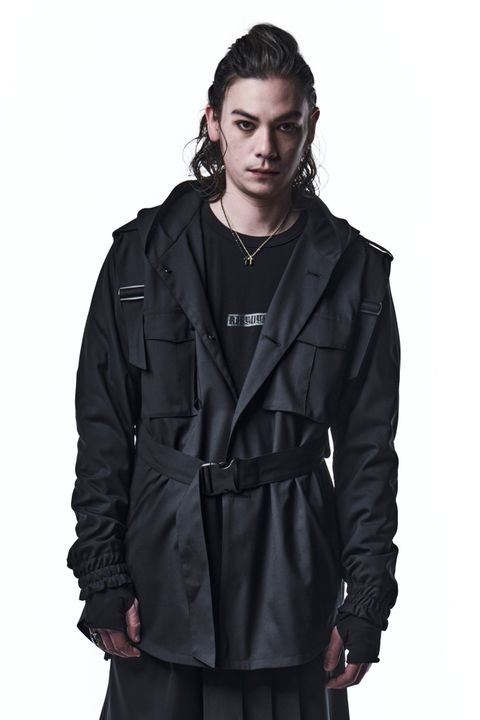 《予約品》 ParachuteHoodie パーカー TWS Tropical / Black 【kiryuyrik】 7月入荷予定