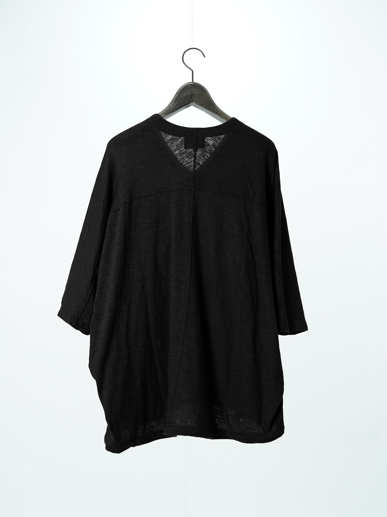 【予約品 2月1日(日) 締切】KITE V-NECK / Vネック ニットT / ブラック