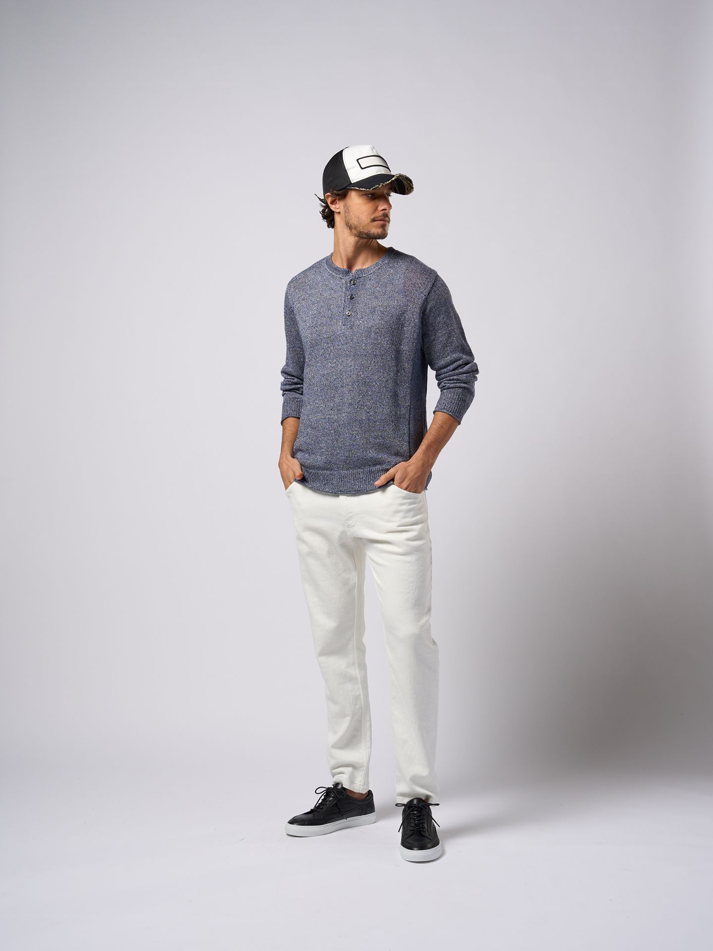 【予約品9月19日 10時締め】 denim jersey 5PK pants  / デニムジャージ / ホワイト