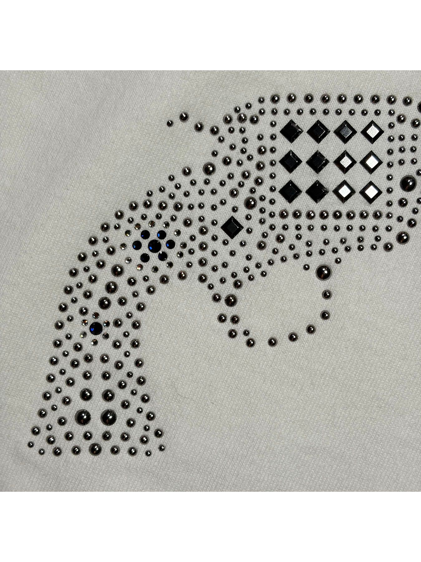 【予約品 3月9日(月) 18:00 締切】CROSSGUN CRY/MEATL T / クリスタル メタル クロスガン Tシャツ / ホワイト