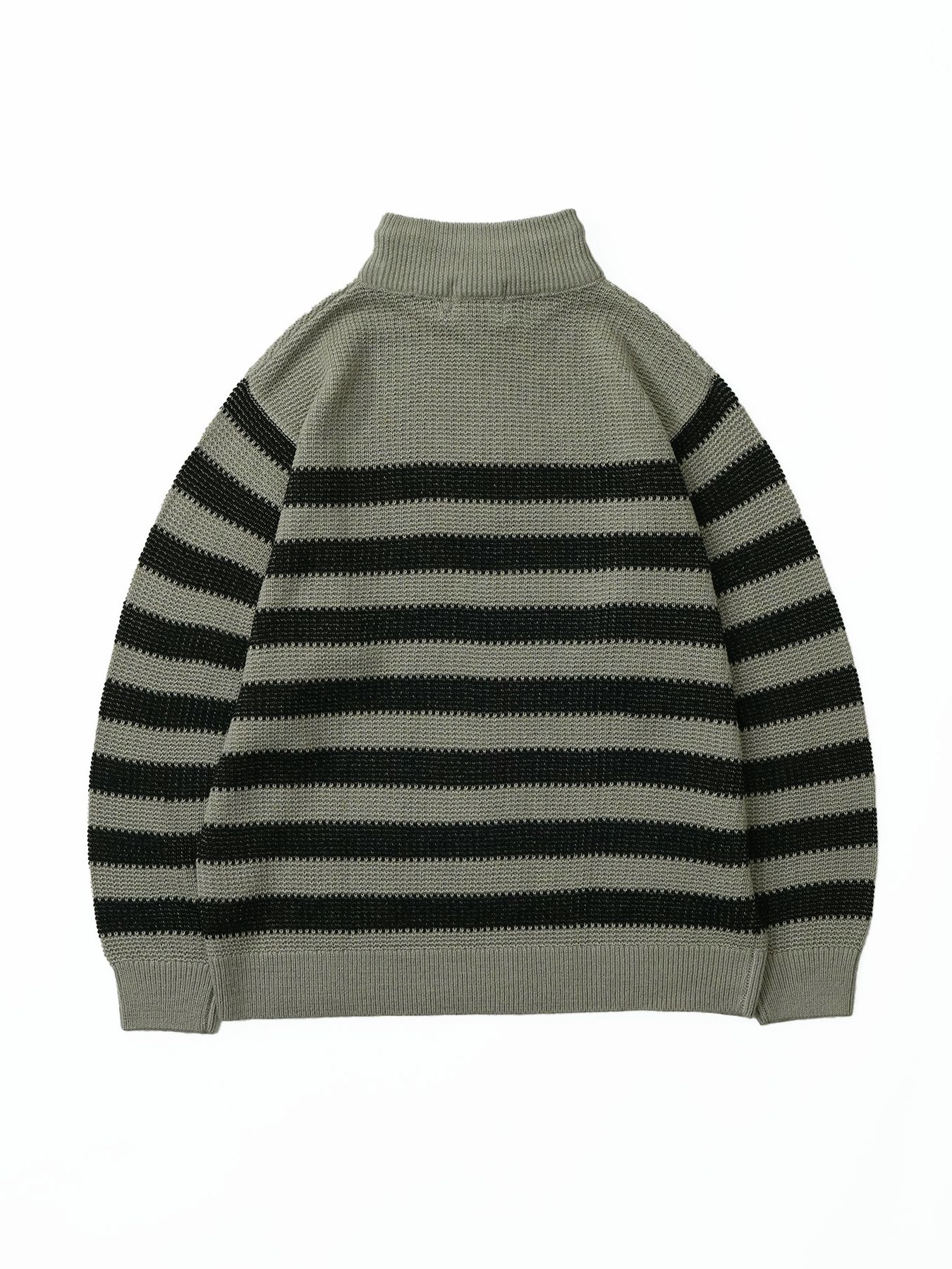 【予約品】 BORDERBLEND / ボーダニット / サンドベージュ×ブラック