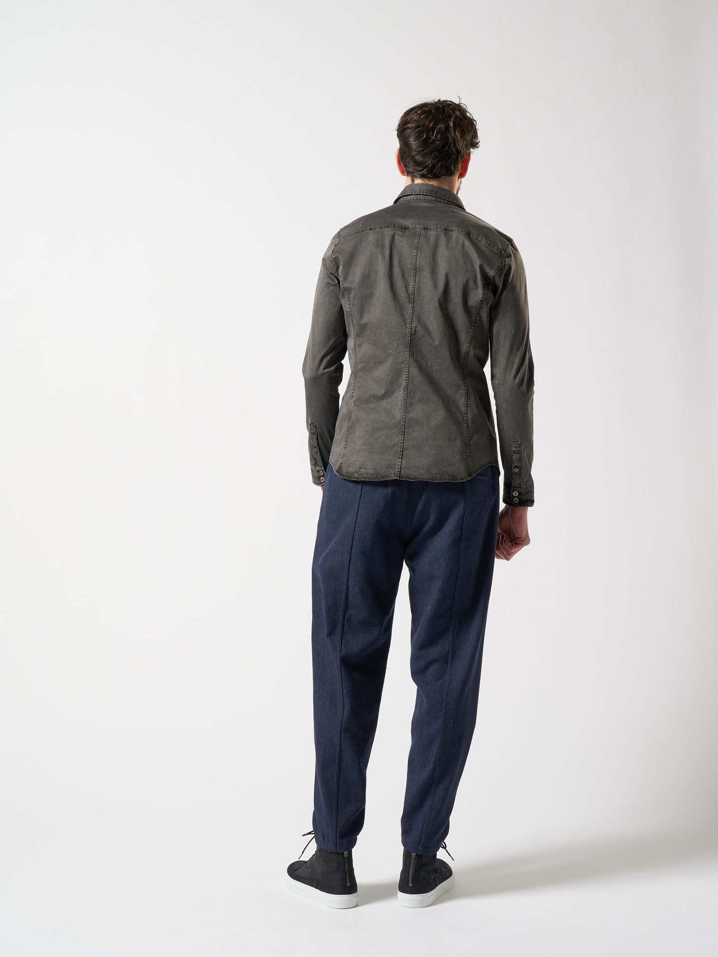 shirt standard(garment dye) / シャツ / ダークチャコール