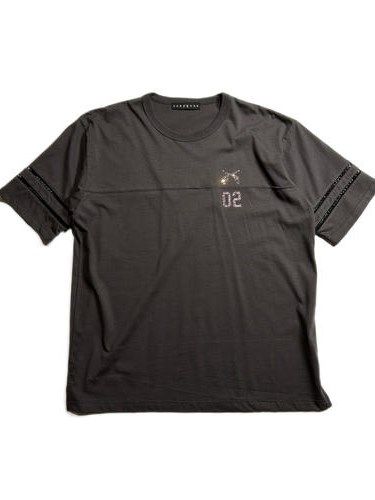 《予約品8月31日 23時55分締め》 SIDE LINE TEE A / Tシャツ / グレー 【roarguns 】 2024年2月入荷予定