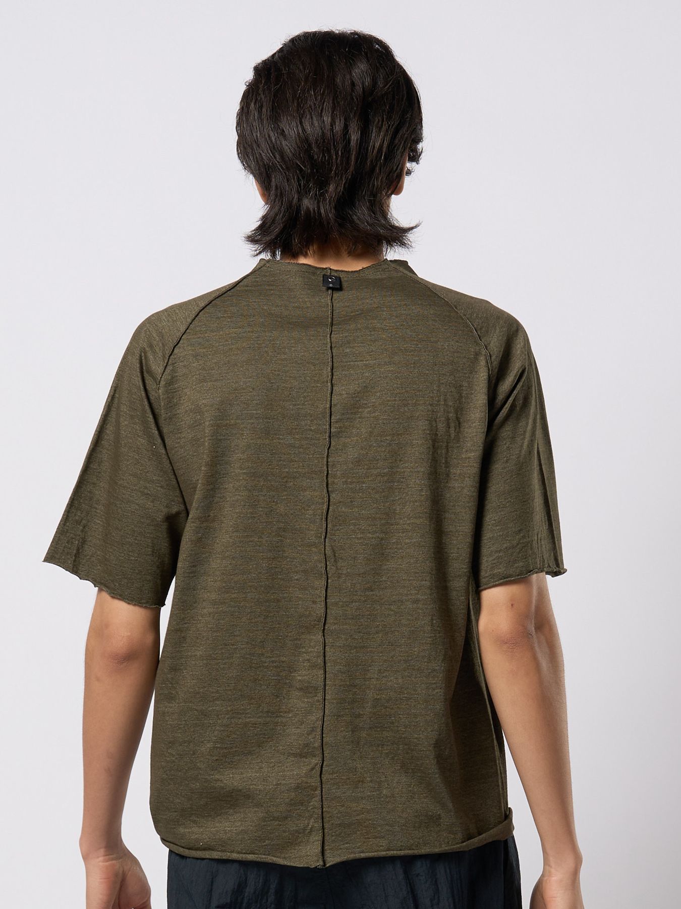 【予約品 9月23日(火) 締切】vintage loose pin-tuck S/S / ヴィンテージ ルーズピンタック ショートスリーブ / カーキ