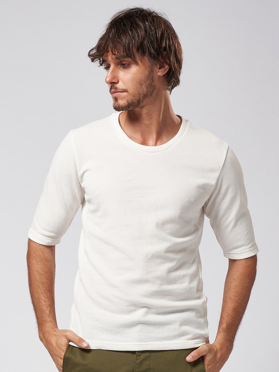 wjk - 《予約品》 half sleeve KANOKO cut&sewn / Tシャツ / ホワイト ...