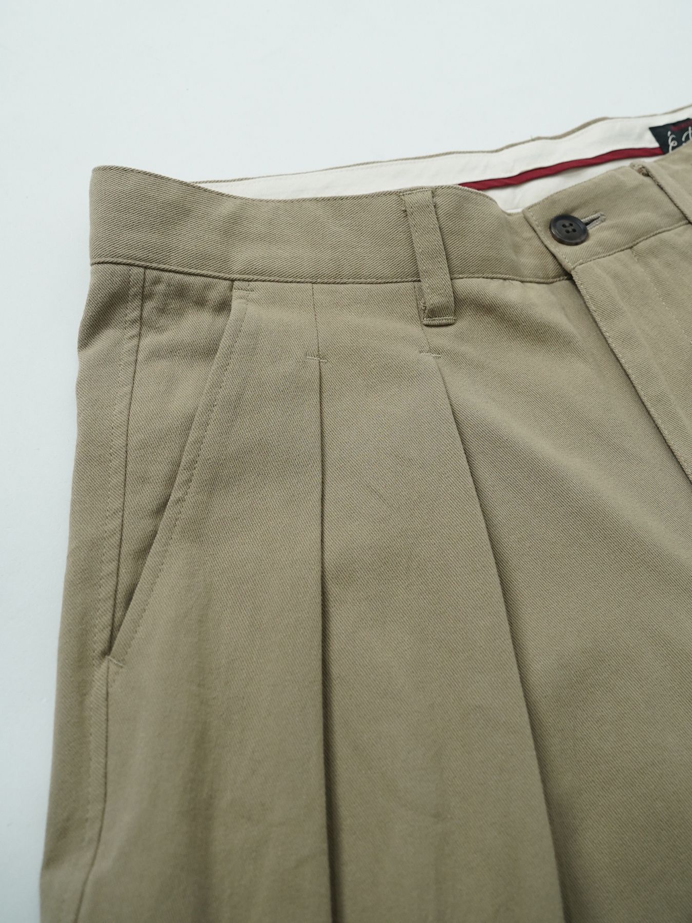 【予約品 5月27日(水) 締切】BUCKTUCK-TOROUSERS / バックタック トラウザーズ / ベージュ