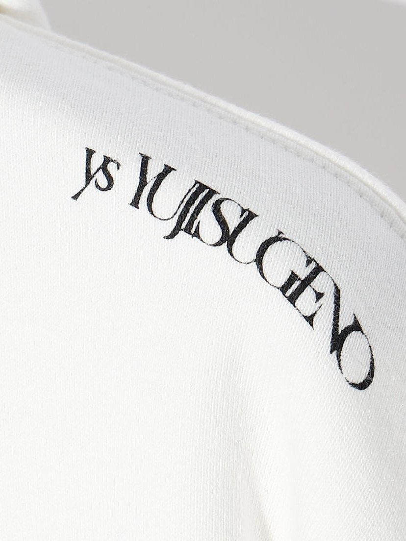 ヘビーウェイト パイル ys mark Zip-up Hoodie / ホワイト 【ys Yuji SUGENO】