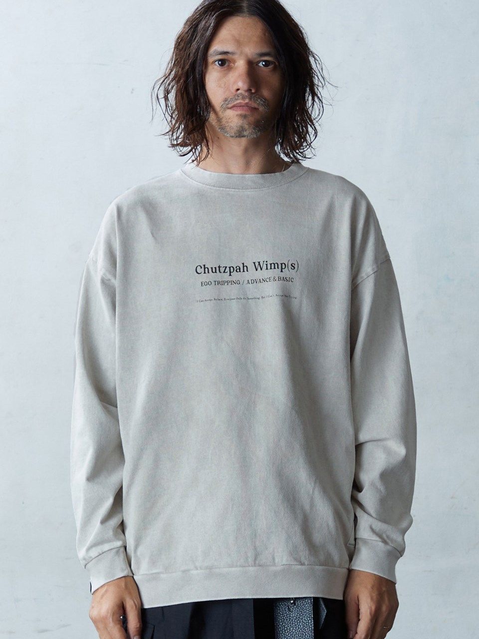 EGO TRIPPING - 《予約品》 MOTTLED TEE L/S / スウェットT / グレー ...