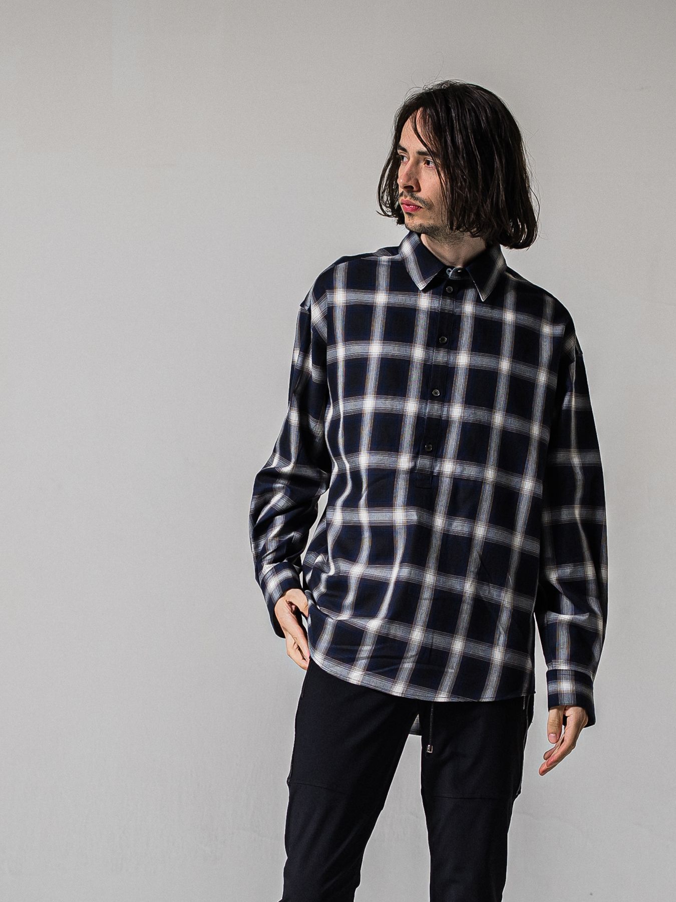 【予約品 11月16日(日) 締切】PULL JACK SHIRTS / プルオーバー ジャックシャツ / ネイビー