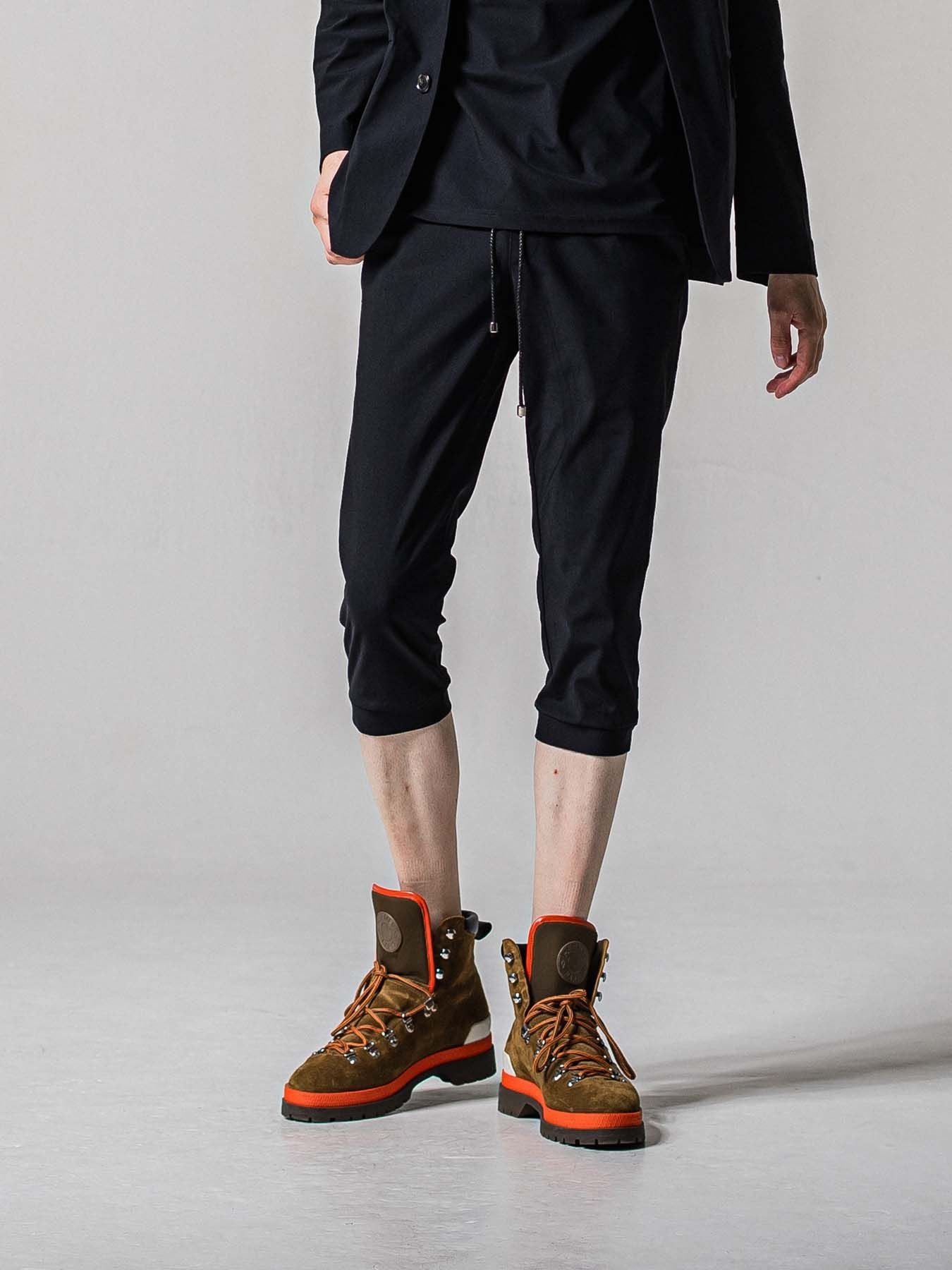 【予約品 11月16日(日) 締切】RE CROPPED PT / ナイロン イージークロップドパンツ / ブラック