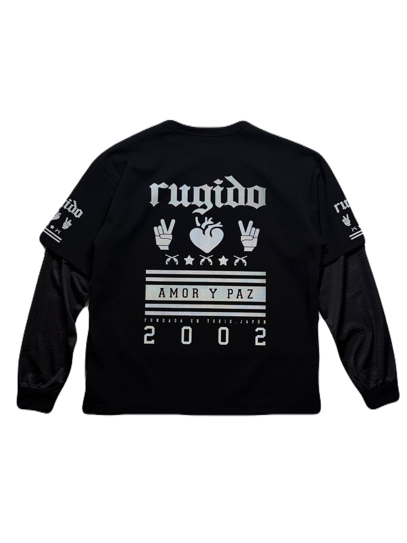 【予約品 8月23日(日) 締切】WAFFLE/MESH "RUGIDO" / ブラック