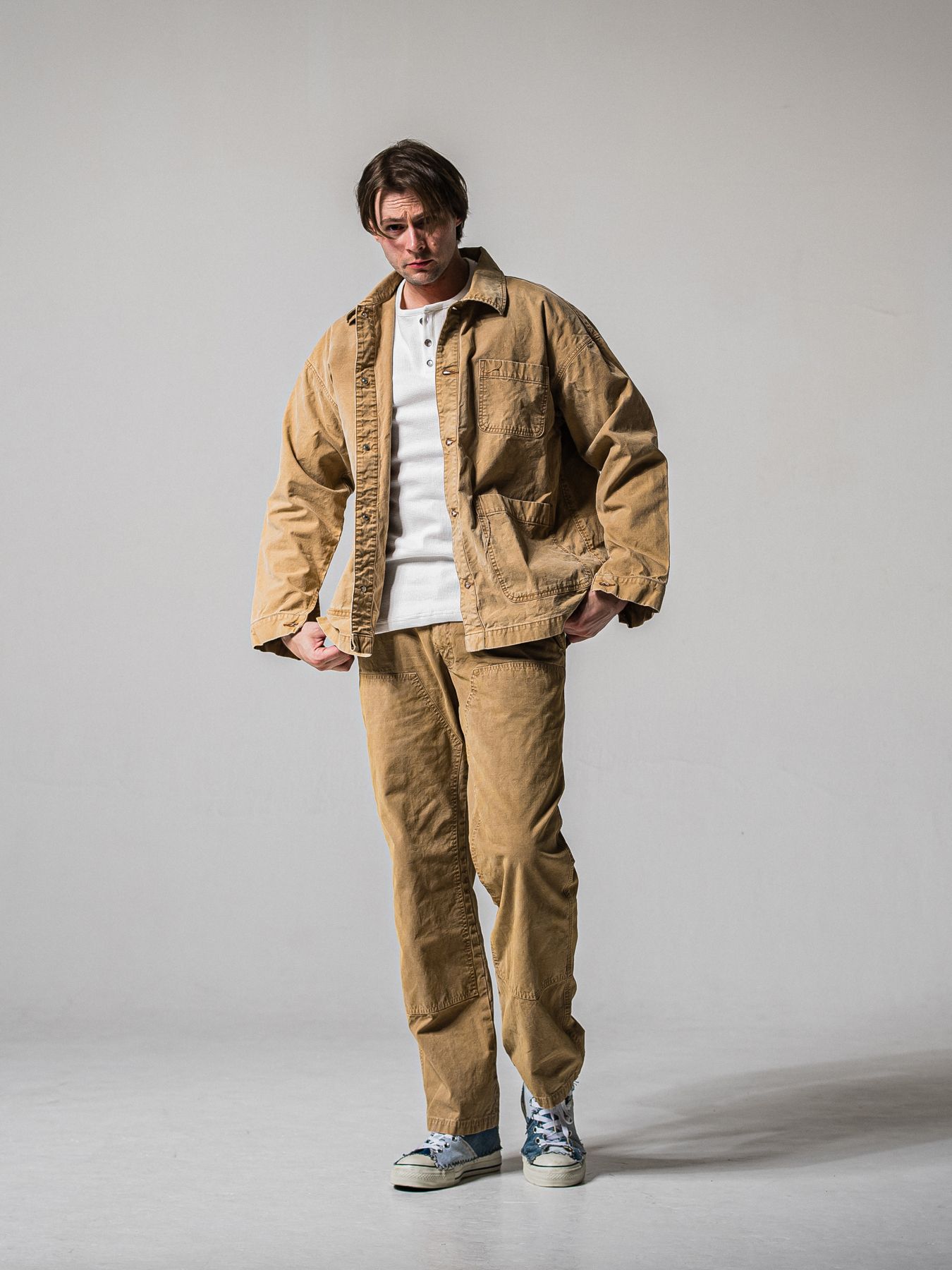 【予約品 11月16日(日) 締切】DOUBLE KNEE PT / ダブルニーワークパンツ / ダークブラウン