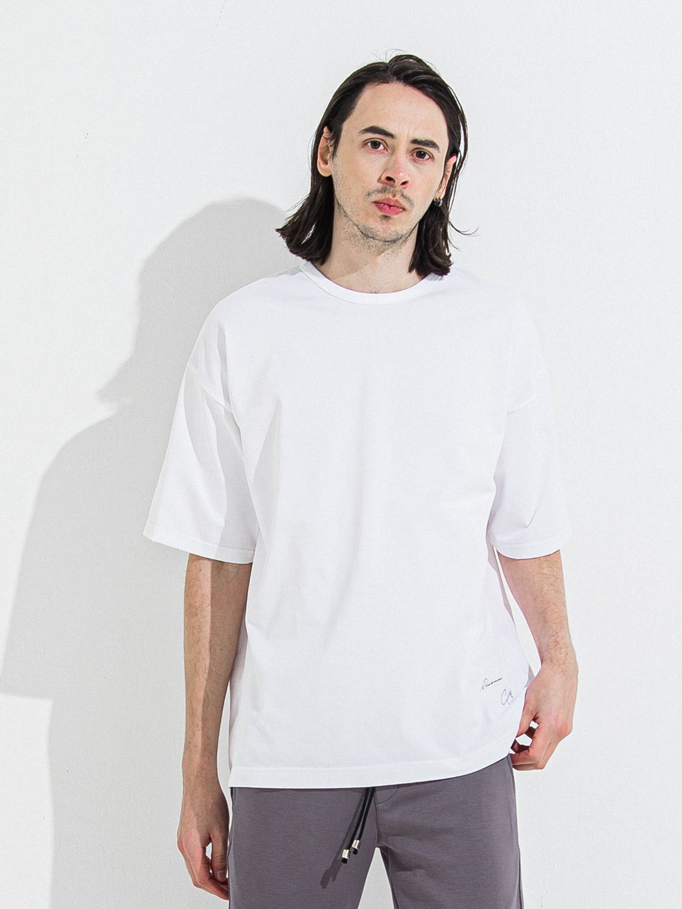 【予約品 】YOAKE PHOTO OVER TEE /  フォトオーバーサイズTシャツ / ホワイト