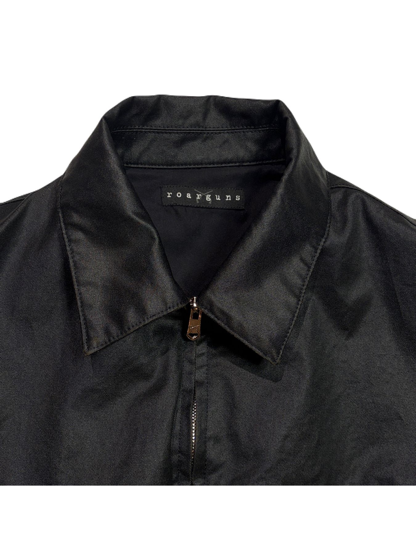 【予約品 3月9日(月) 18:00 締切】O.WASH COATING JKT / ワンウォッシュ コーティング チノクロス ジップブルゾン / ブラック