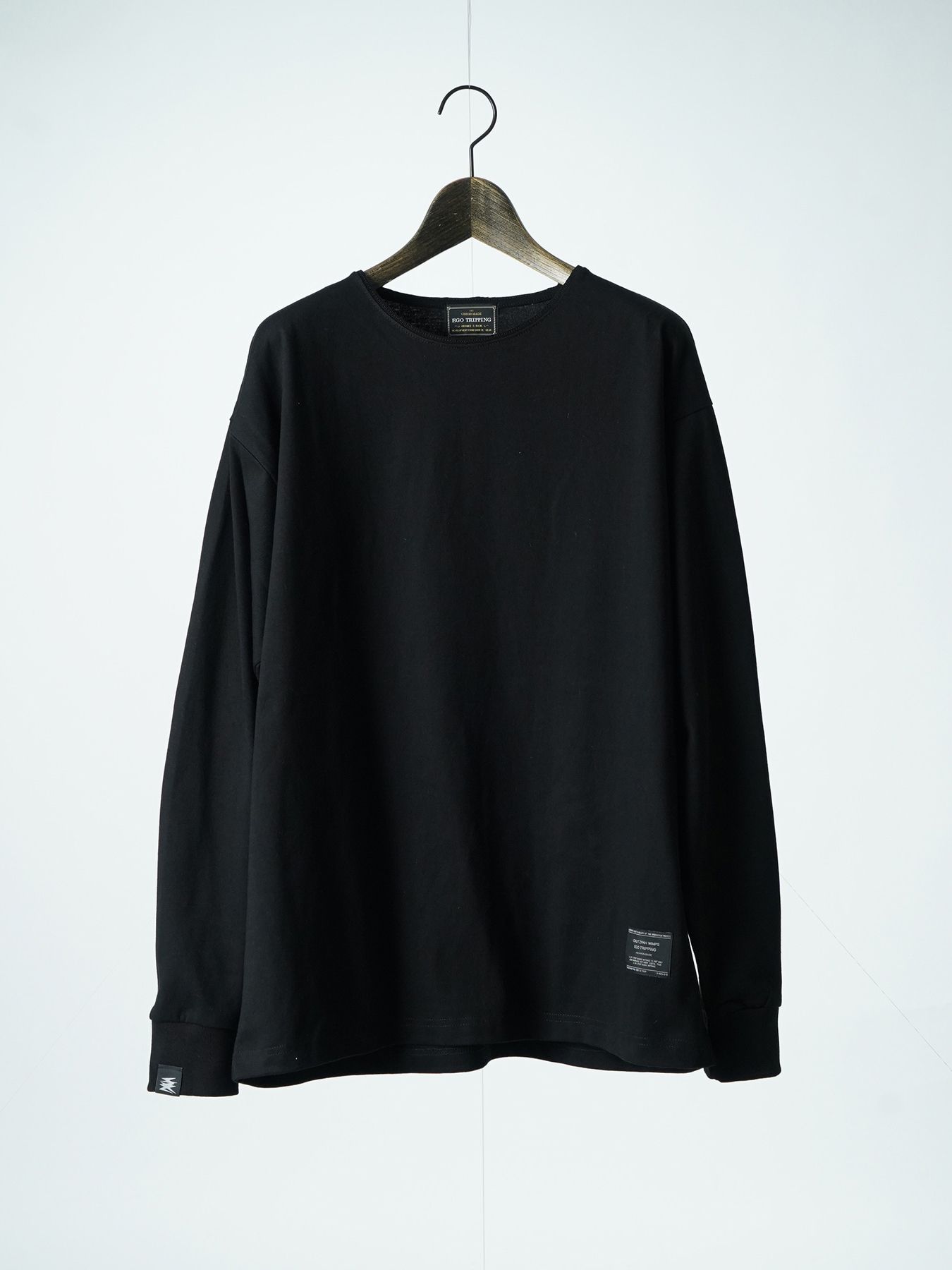 【予約品 2月1日(日) 締切】HEAVYOUNCE TEE / ヘビーオンス カットソー  / ブラック