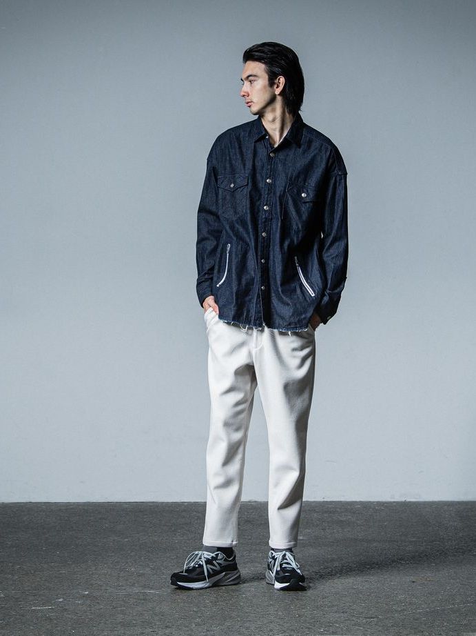 《予約品》 OVER DENIM shirts  / デニムシャツ / インディゴワンウォッシュ